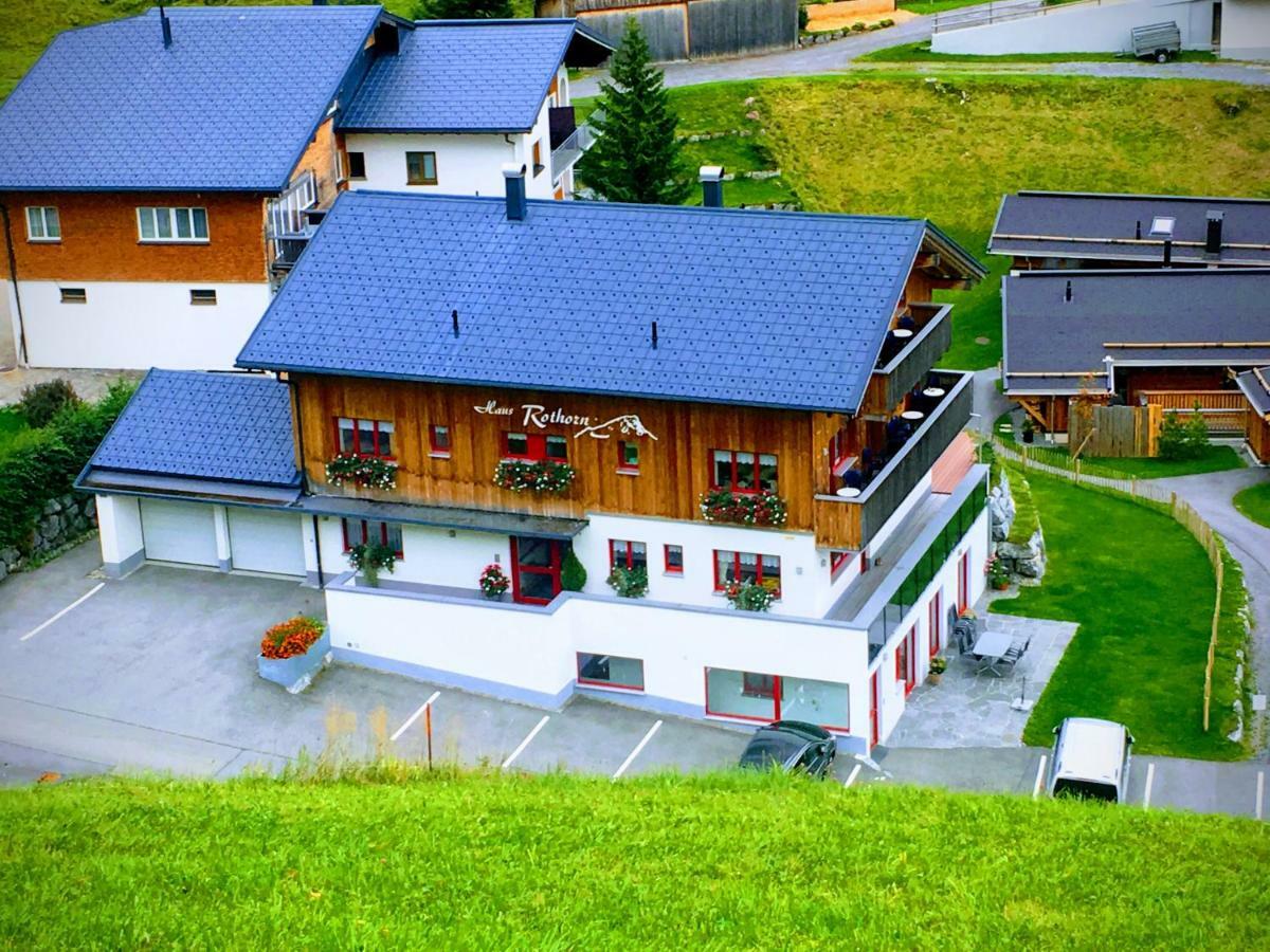 Apartmán Haus Rothorn Schröcken Exteriér fotografie